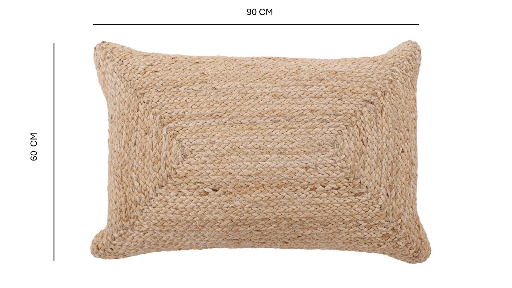 Almofada de chão de juta 60x90cm - 9