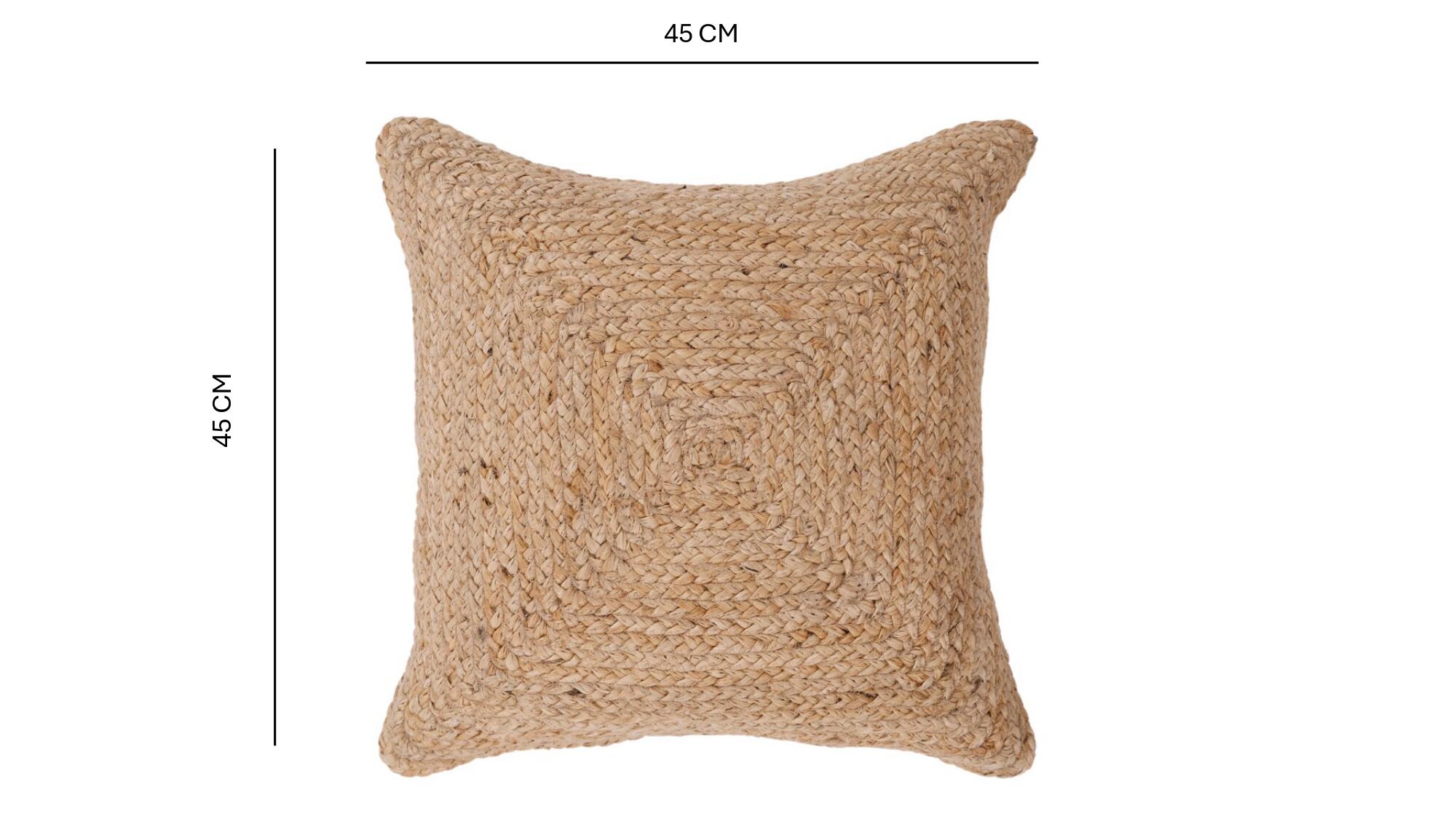Almofada de chão de juta 45x45cm - 8