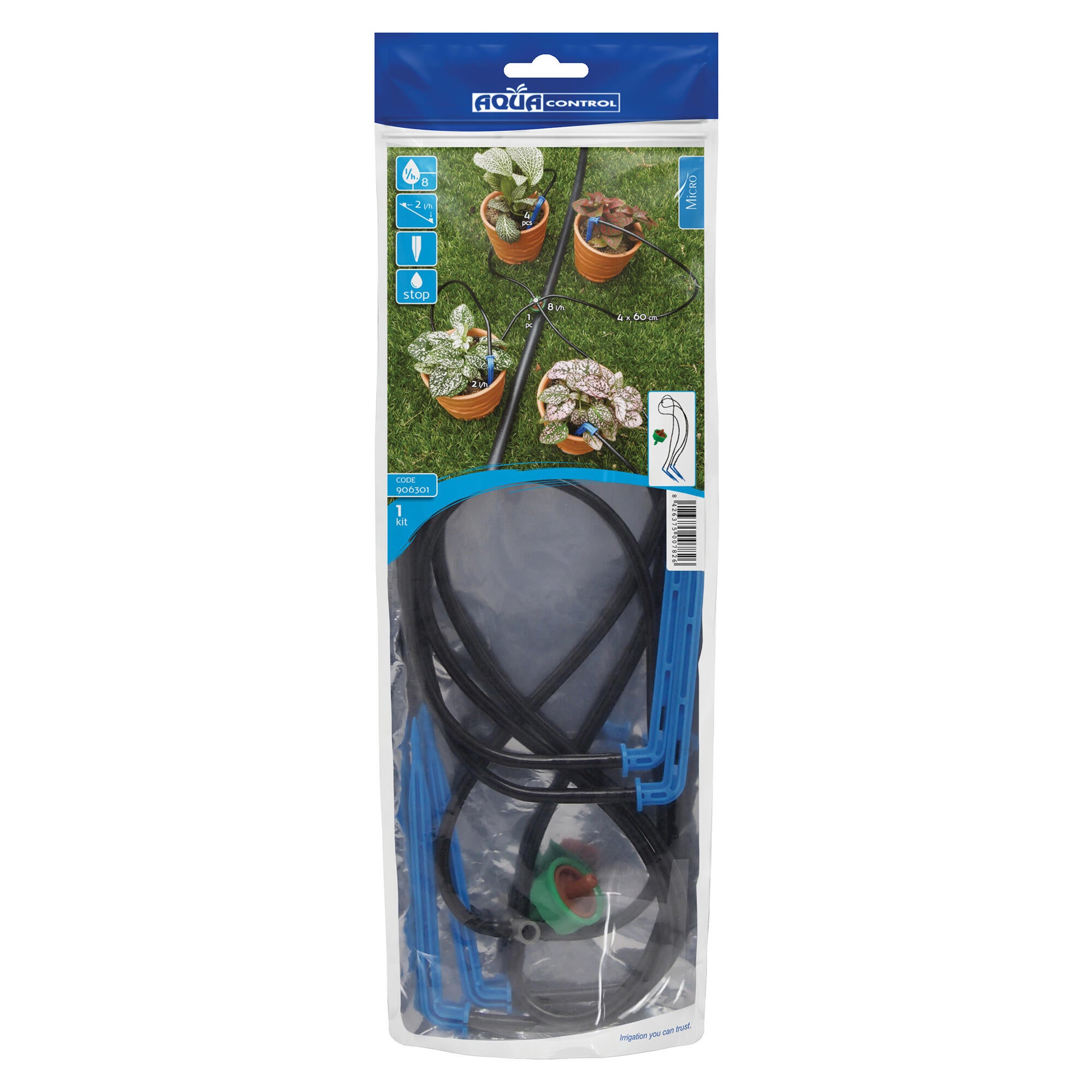 Kit stopper 8 l/h. (2 l/h por estaca) - - 3