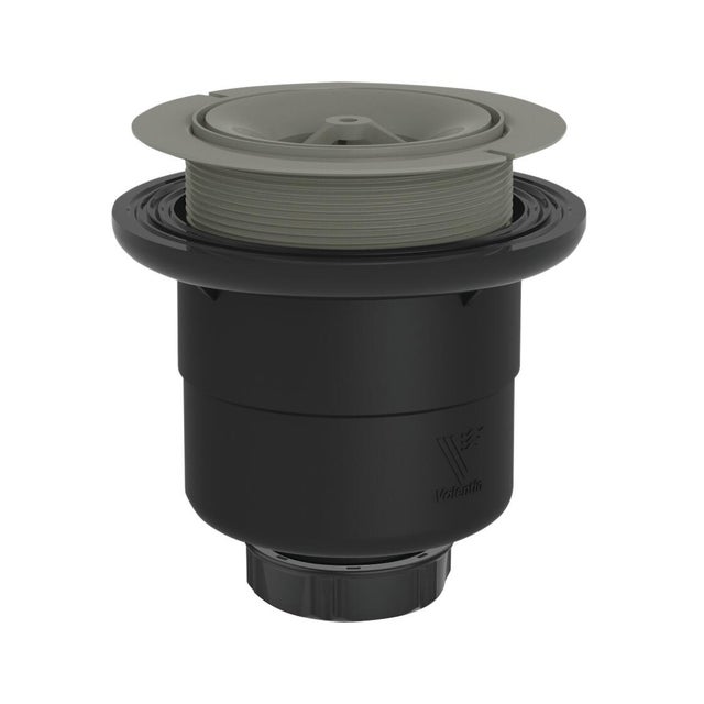 Bonde de douche verticale écoulement libre extra plate Minime, D.90mm Valentin