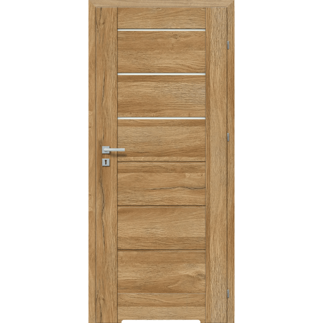Drzwi wewnętrzne łazienkowe Tabas Dąb Grenada 70 prawe