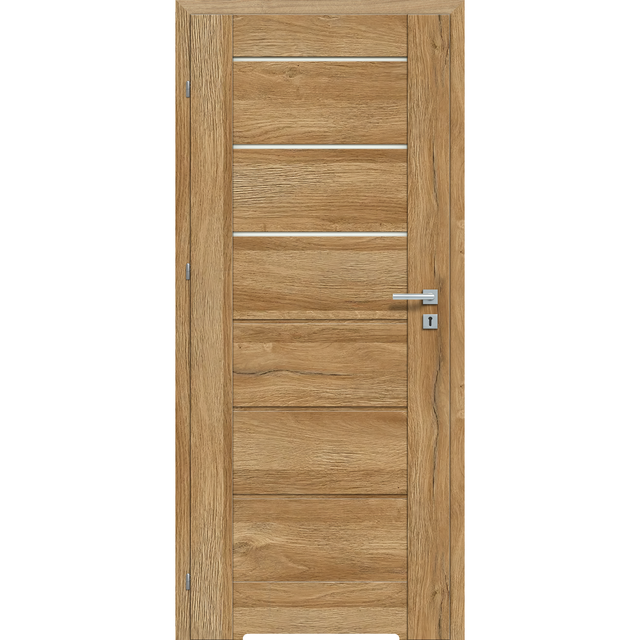 Drzwi wewnętrzne łazienkowe Tabas Dąb Grenada 70 lewe