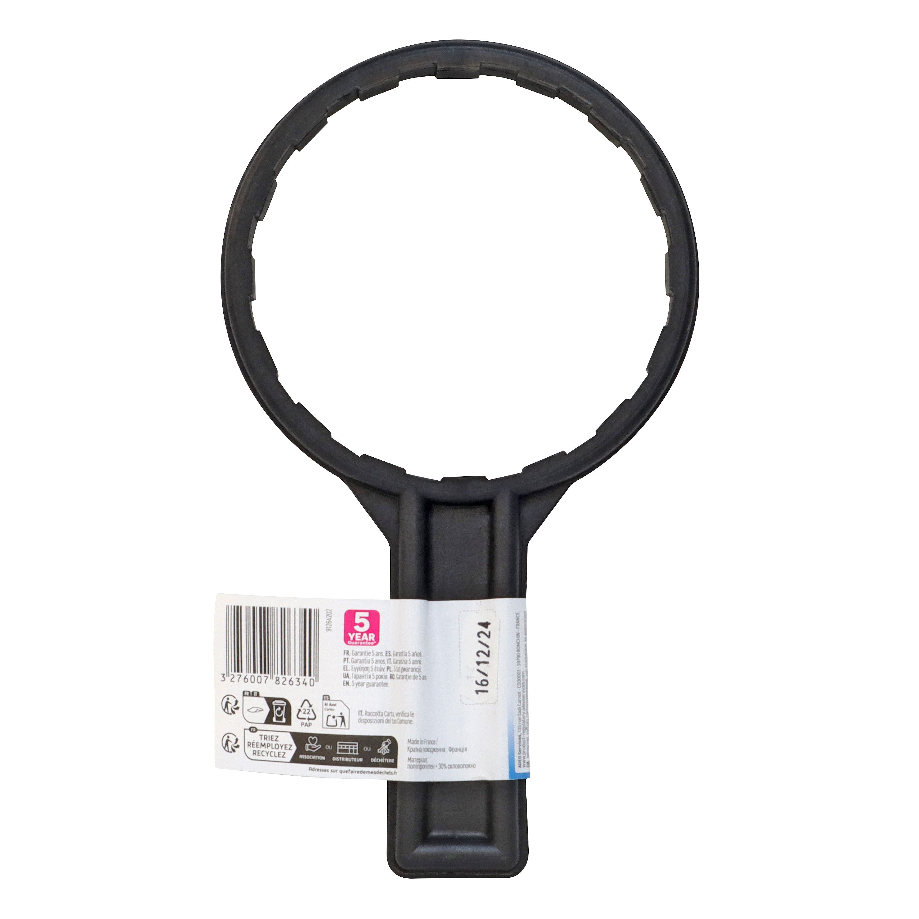 Clé de serrage pour station de filtration a eau, EQUATION - 6