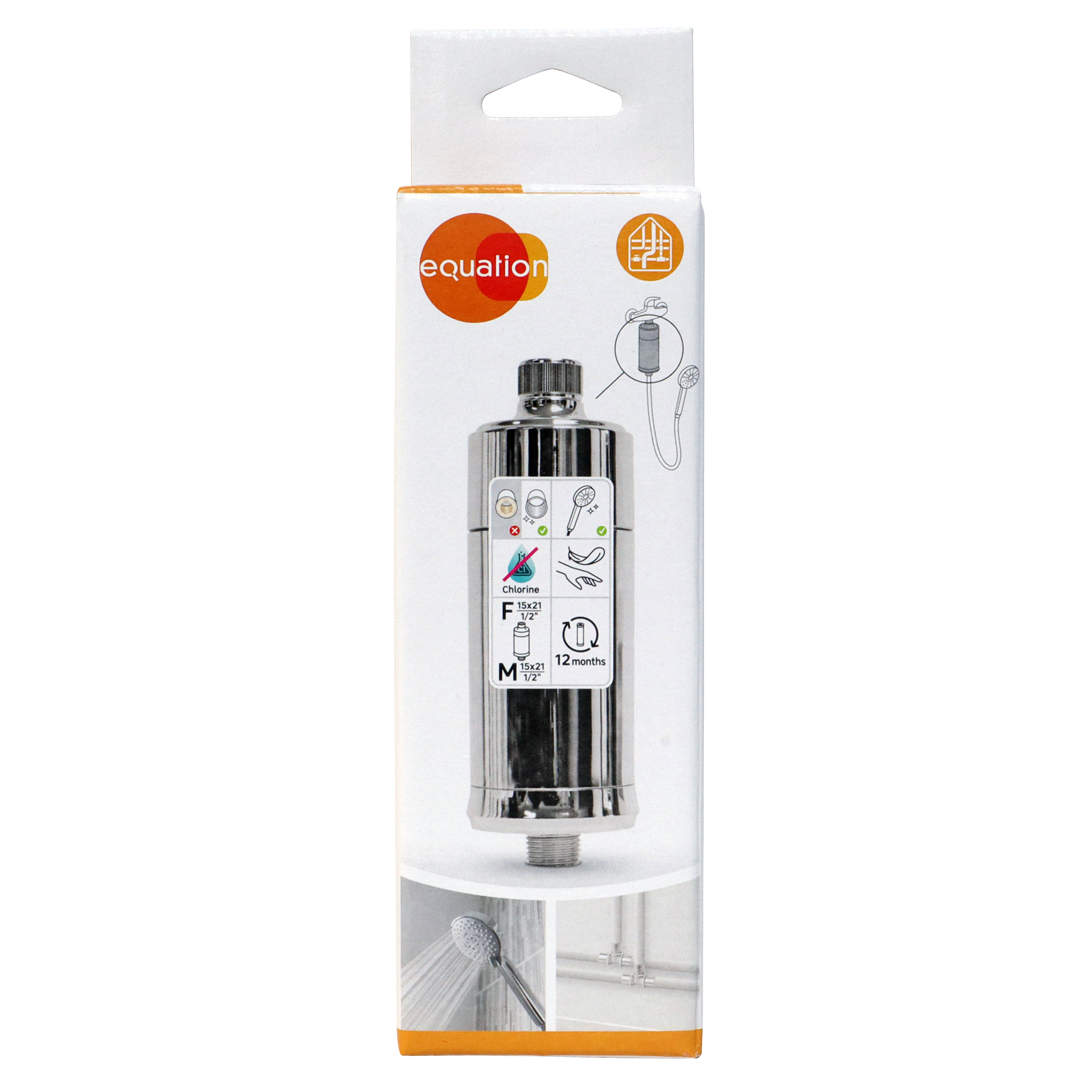 Filtro purificador de agua para ducha Equation - 9