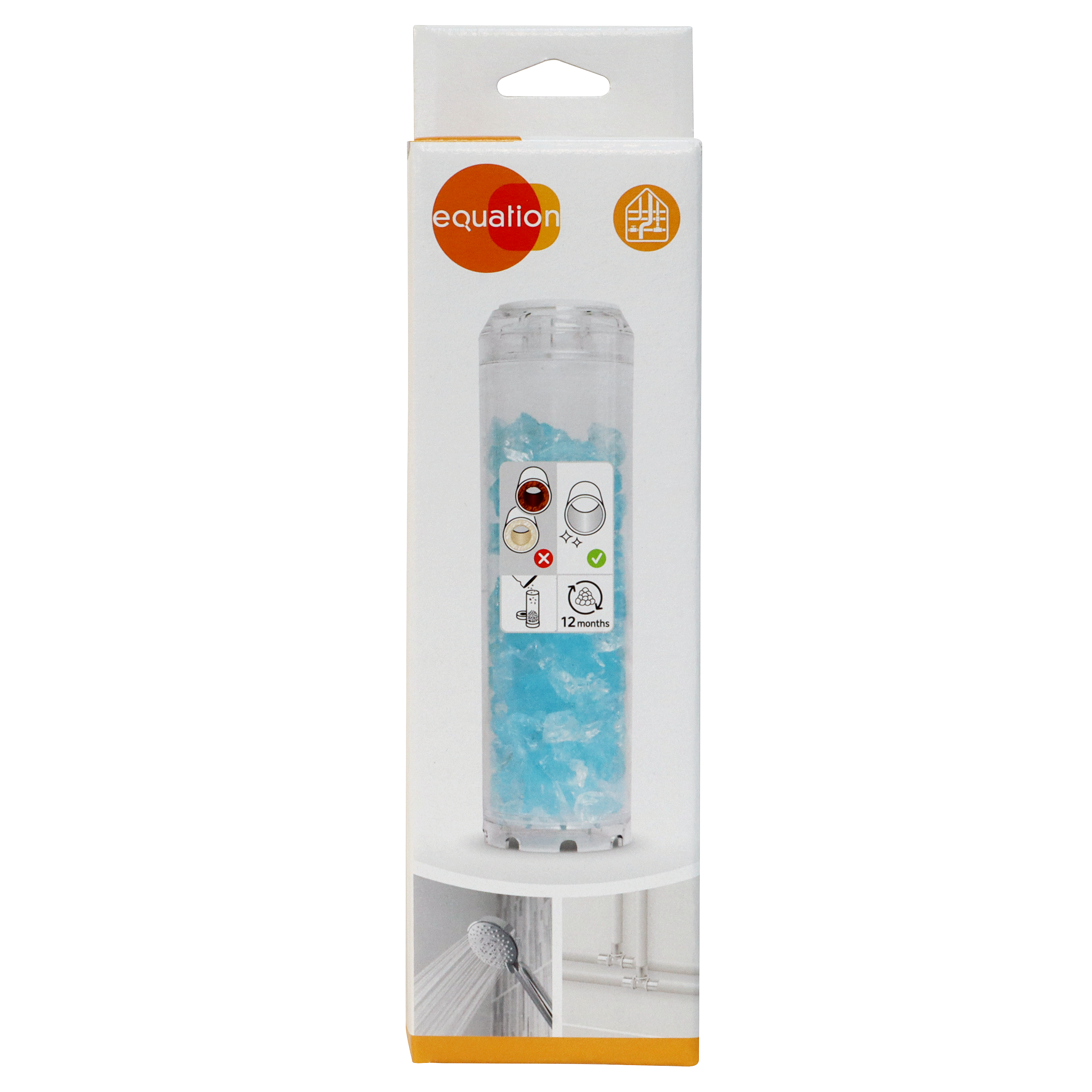 Cartouche filtre anti calcaire + anti corrosion pour filtration d'eau, EQUATION - 5