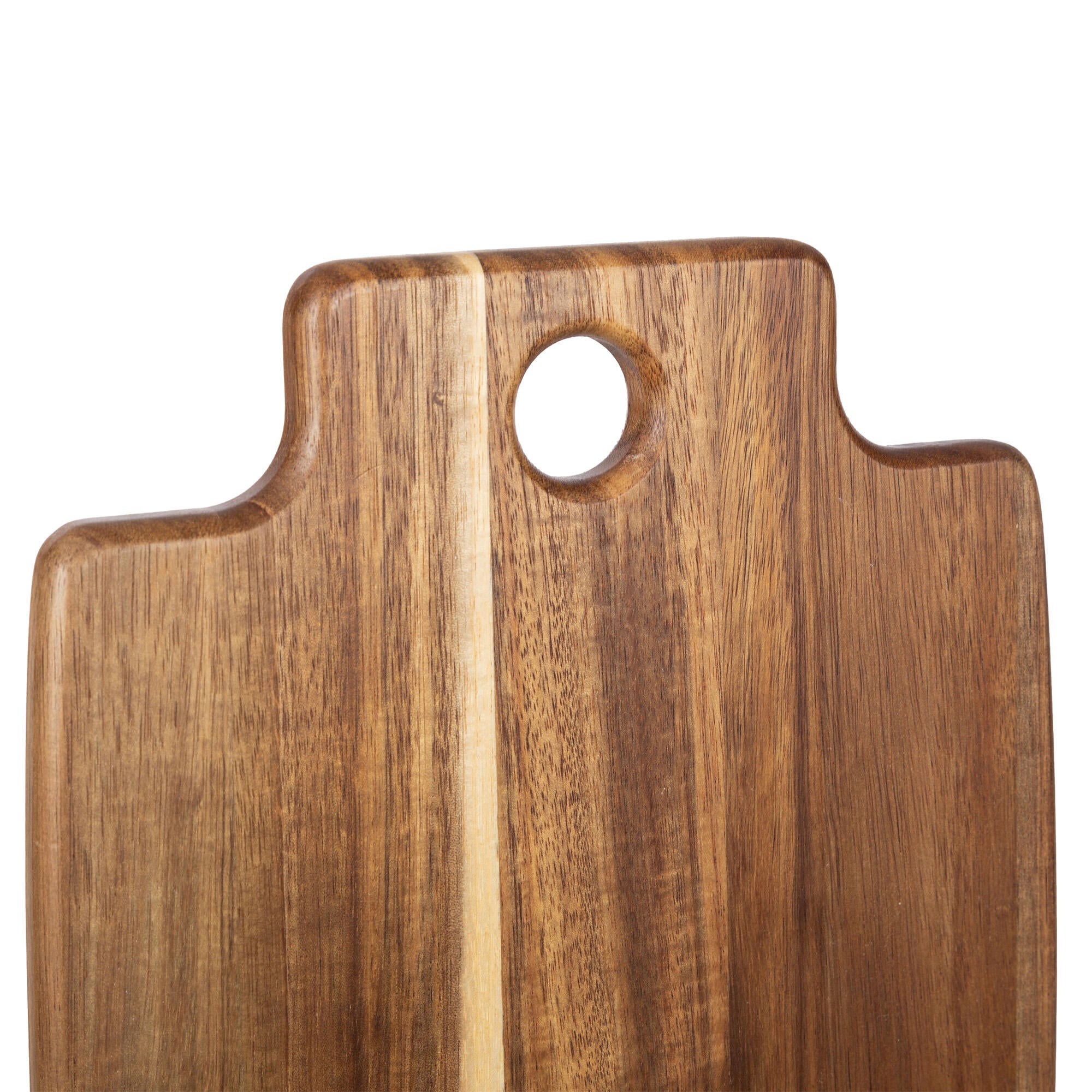 Tagliere Medium con foro rettangolare in legno acacia 20 x 30 cm - 4