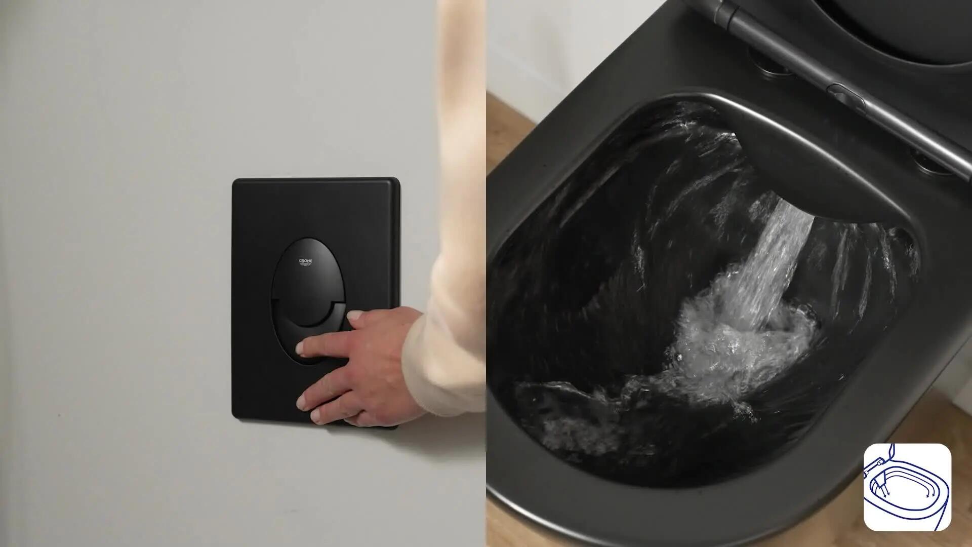Cuvette pour WC suspendu Studio noir SENSEA - 15