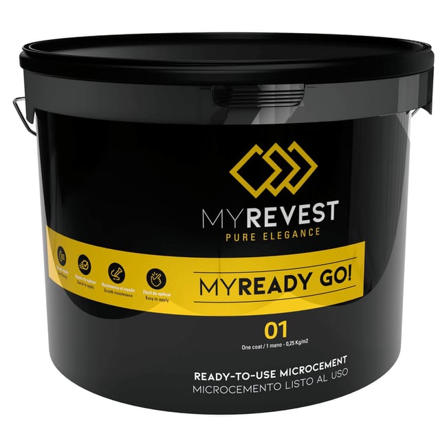 MICROCEMENTO DECORATIVO MYREADY GO01 HUESO 8 KG - 1