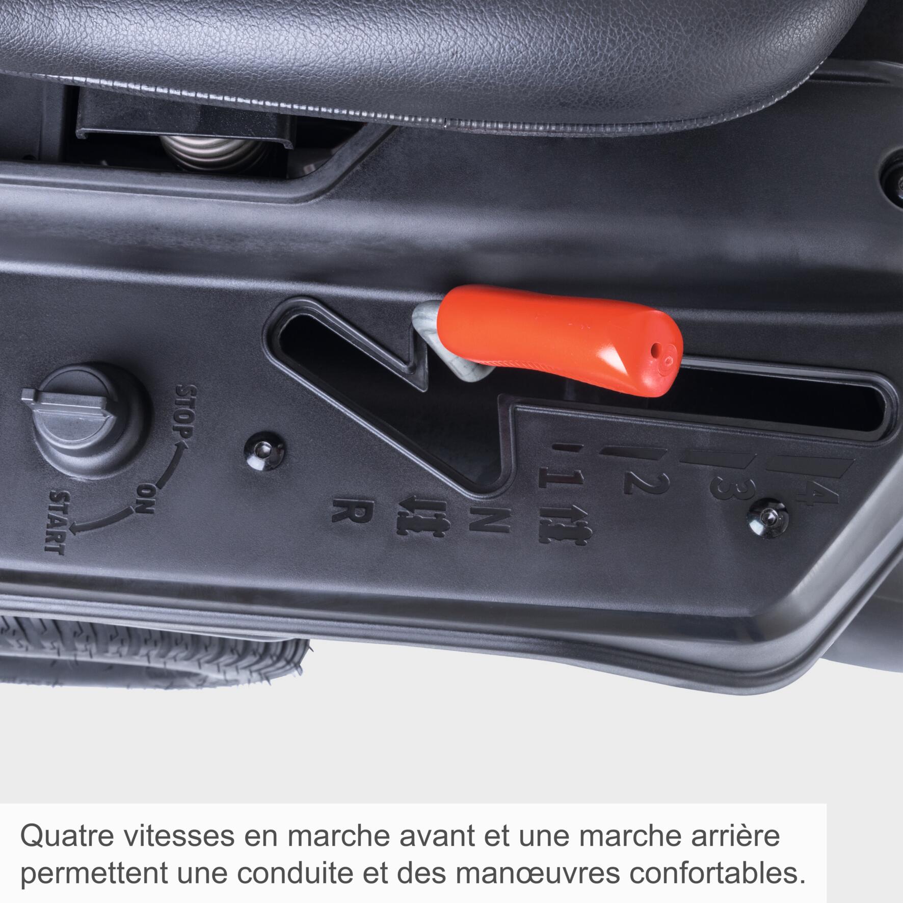 Tondeuse autoportée Rider thermique SCHEPPACH MR225-61, 224 cm³ l.61 cm - 13
