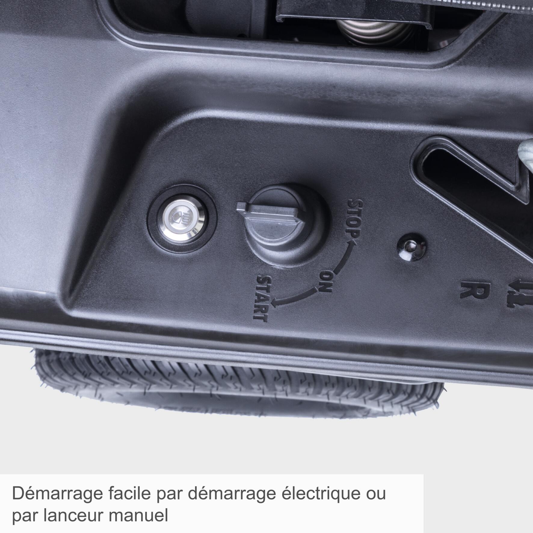 Tondeuse autoportée Rider thermique SCHEPPACH MR225-61, 224 cm³ l.61 cm - 11
