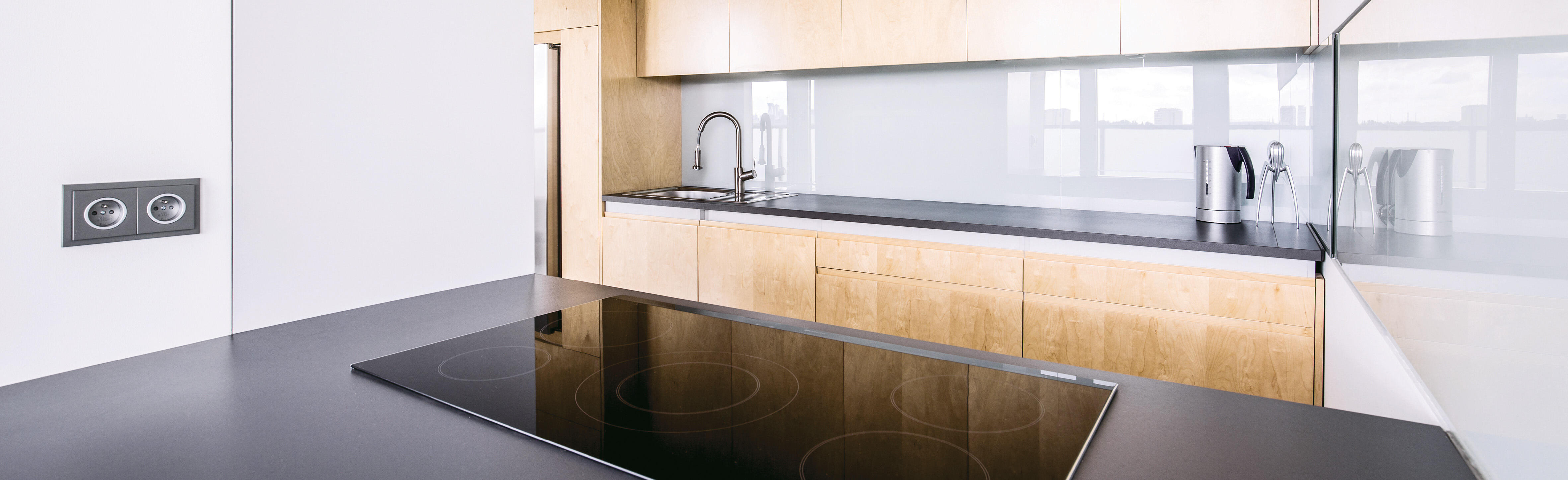 Crédence réversible en alu brossé / alu brut L.1000 x l.500 x Ep.3mm, SEDBOND - 3