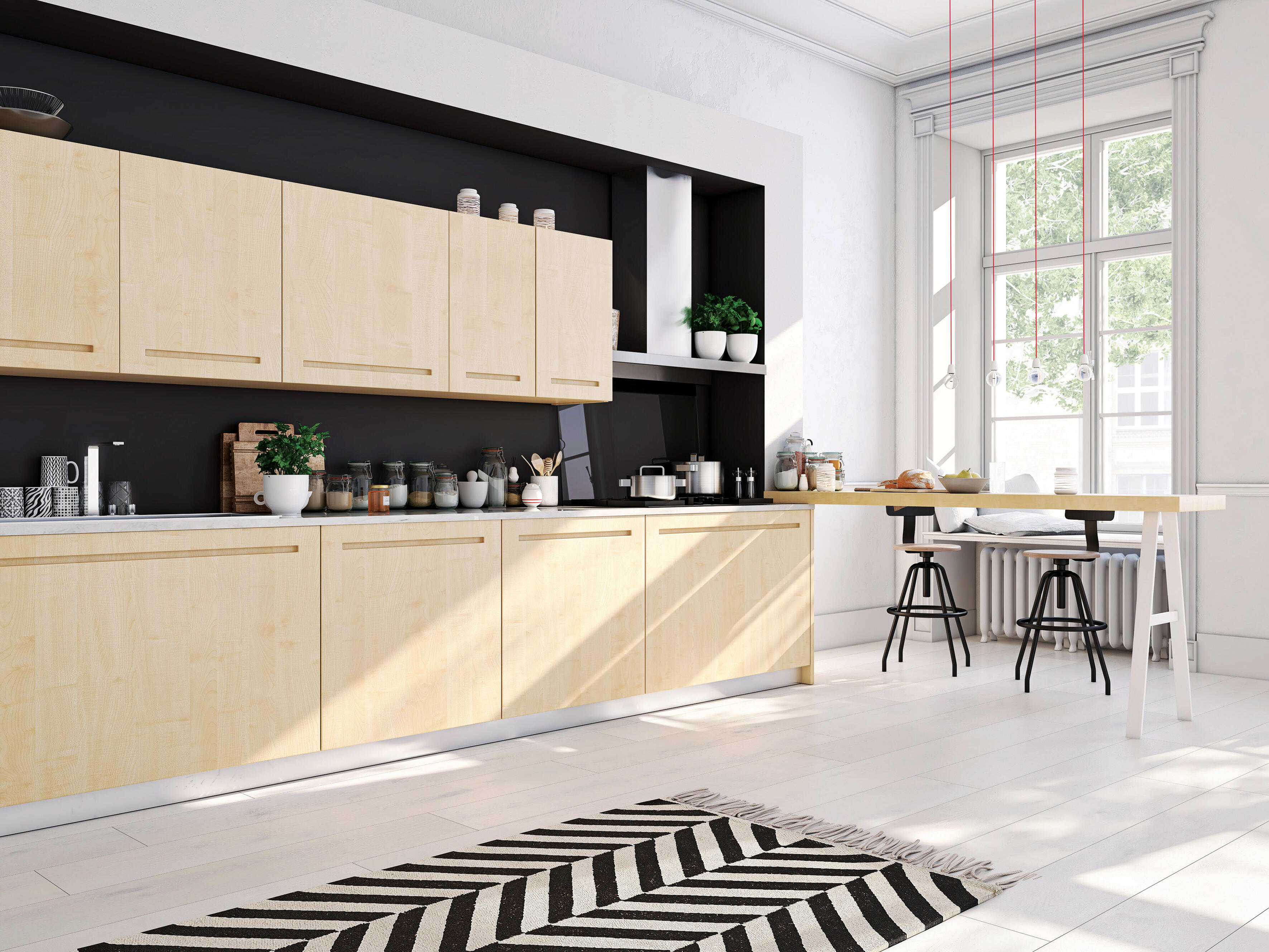 Crédence réversible en alu brossé / alu brut L.1000 x l.500 x Ep.3mm, SEDBOND - 2