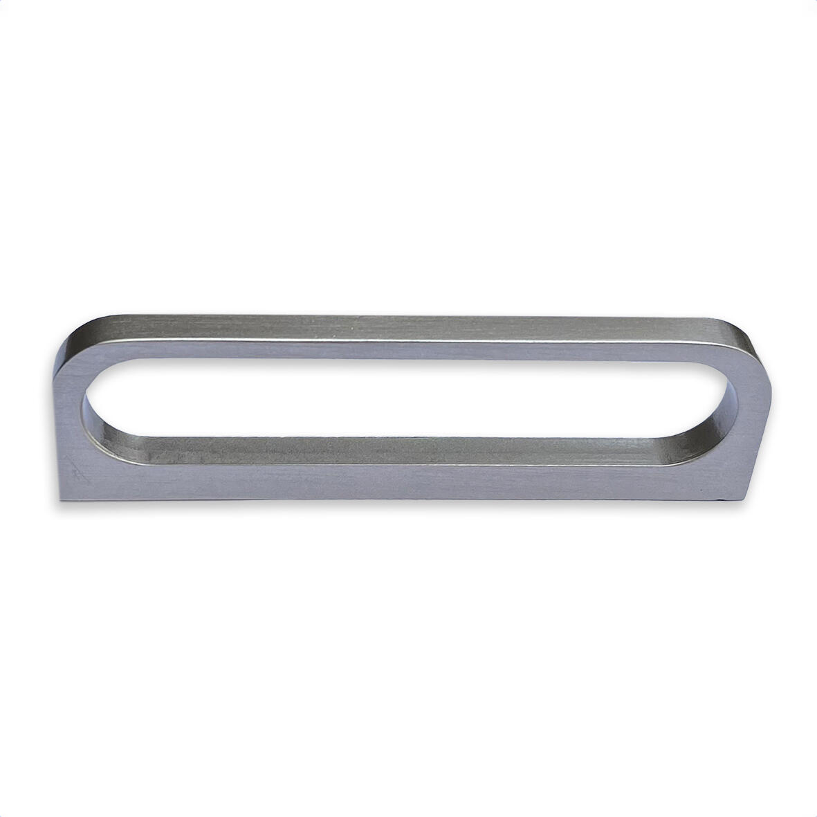 Poignée de meuble Fine, zinc argent brossé, entraxe 90 mm - 4