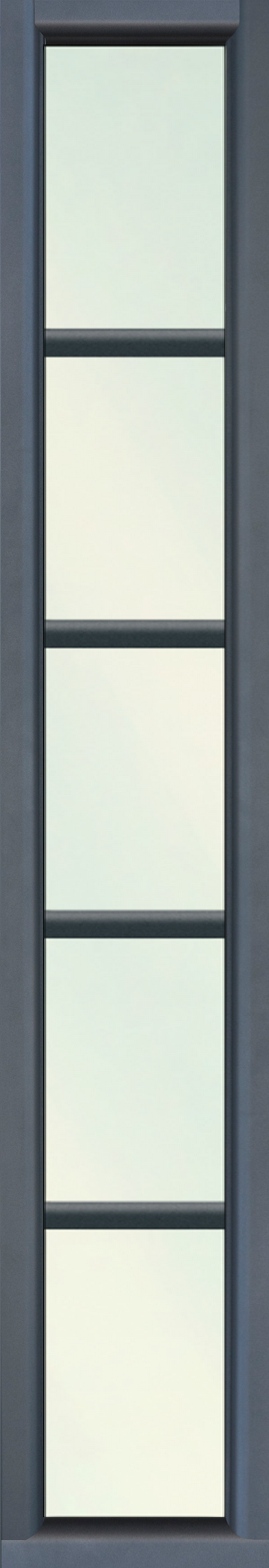 Fijo de puerta lateral saga 100 color gris de 30x210cm