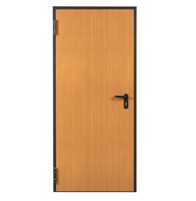Porta corta-fogo 80x90x205 cm carvalho esquerda