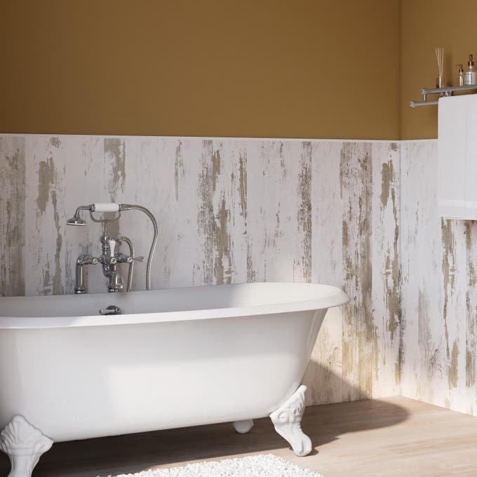 Revestimiento de pared de PVC efecto madera