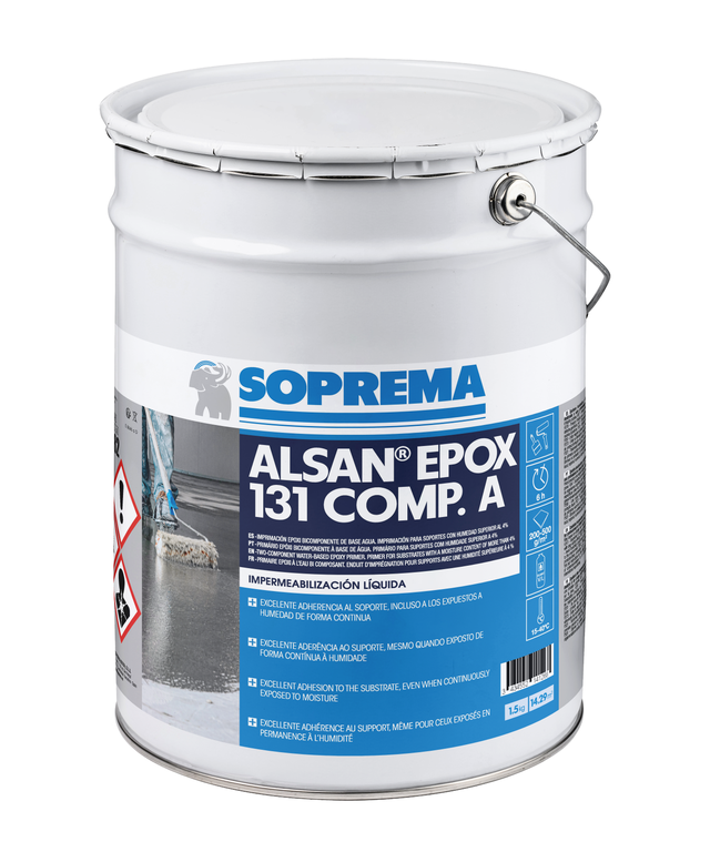PRIMÁRIO EPOXI AQUOSO ALSAN EPOX 131 COMPONENTE a 4.6 KG