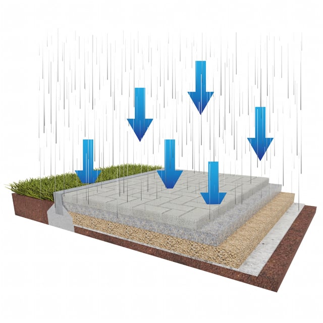 PAVÊ DRENANTE 20X10X6CM CINZA