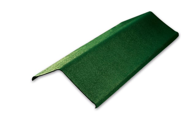Rive asymétrique vert mat pour plaques easyfix/easyline ONDULINE 1m