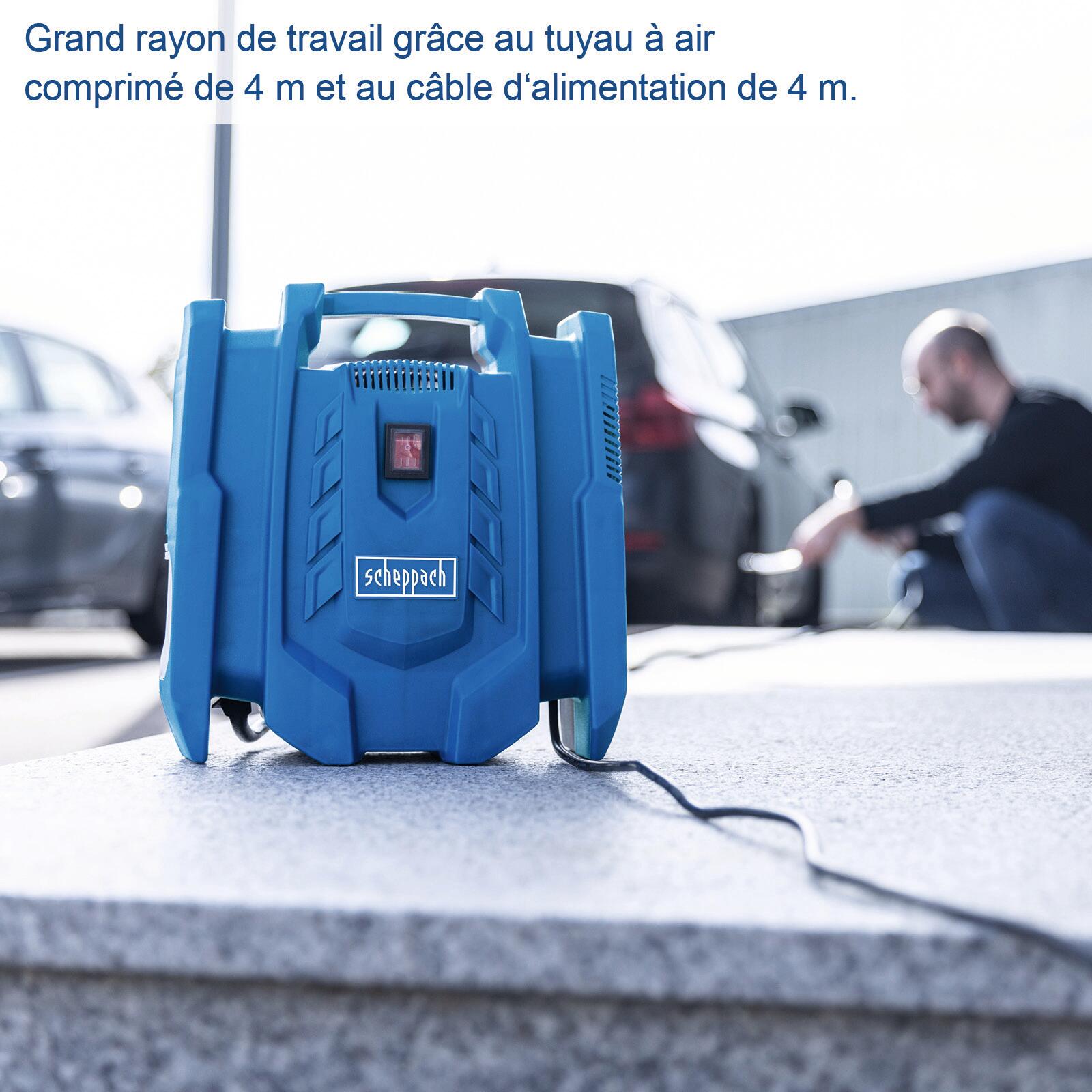 Mini compresseur 0L 1.5CV 8 bars AIRFORCE 7 SCHEPPACH - 8