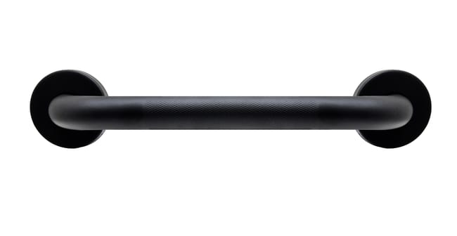 ASIDERO INOX MOLETEADO 31X2.5 CM NEGRO - 1