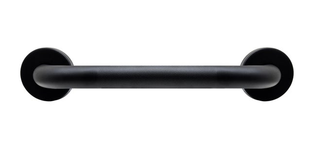 ASIDERO INOX MOLETEADO 31X2.5 CM NEGRO