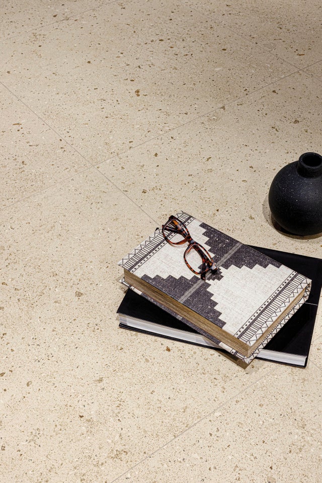 Pavimento cerâmico exterior Ebro creme 60x60 cm Aleluia