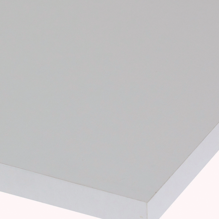 Ripiano per interno mobile in truciolare ARTENS L 100 x P 30 Sp 18 mm bianco - 2