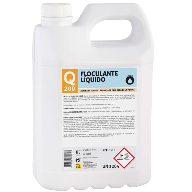 FLOCULANTE LÍQUIDO 5L Q200 - 1