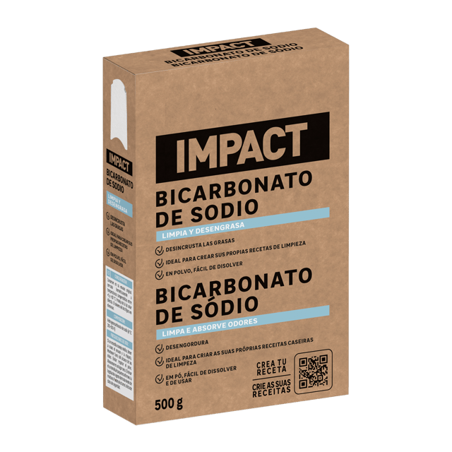Bicarbonato de sódio 500 gr Impact