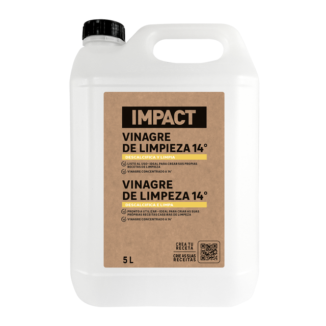 Vinagre branco de limpeza 14% Impact 5L