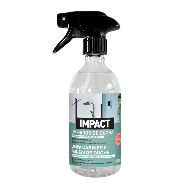 Spray limpa cabines e painéis de duche 500 ml Impact