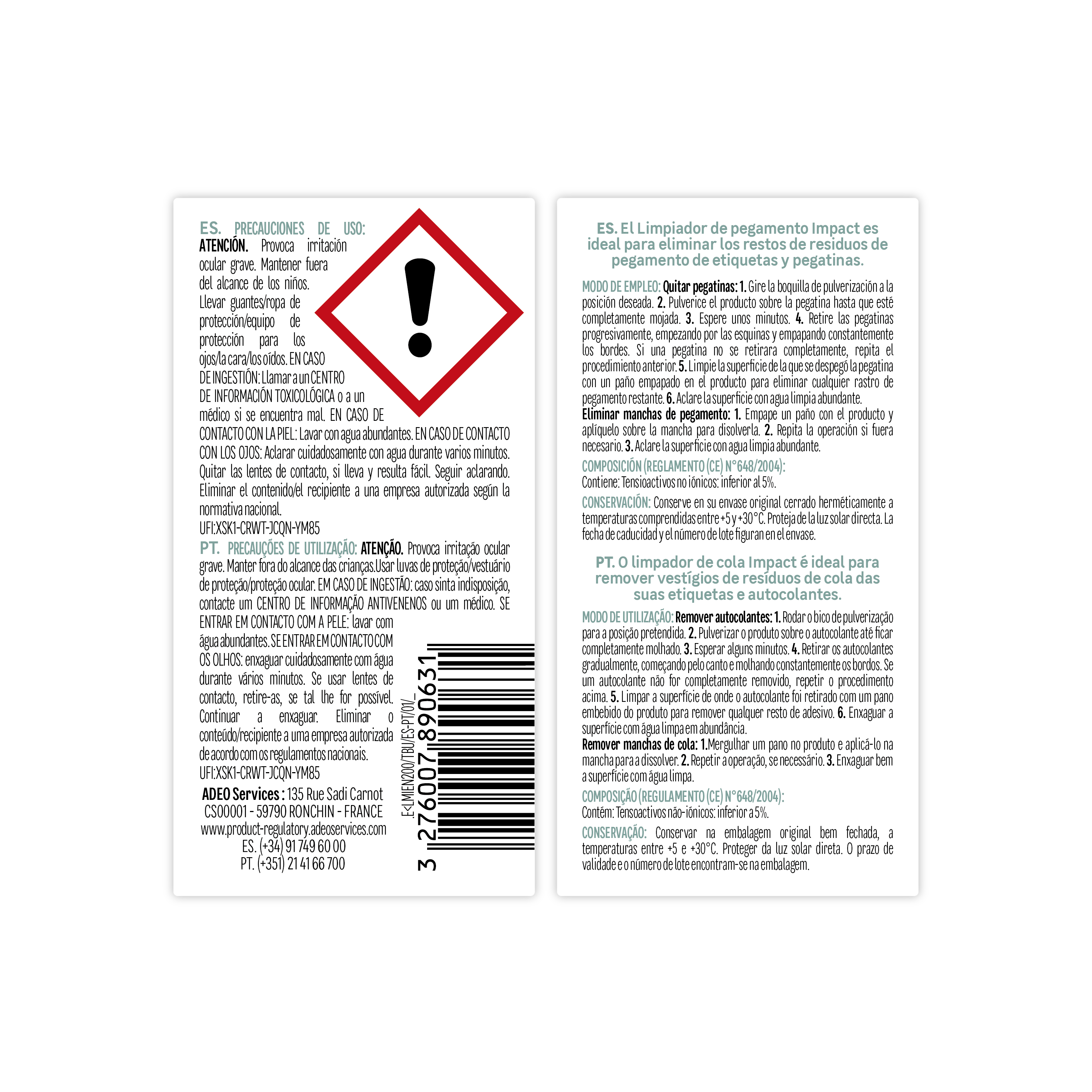 Removedor de cola e adesivos 200 ml Impact - 5