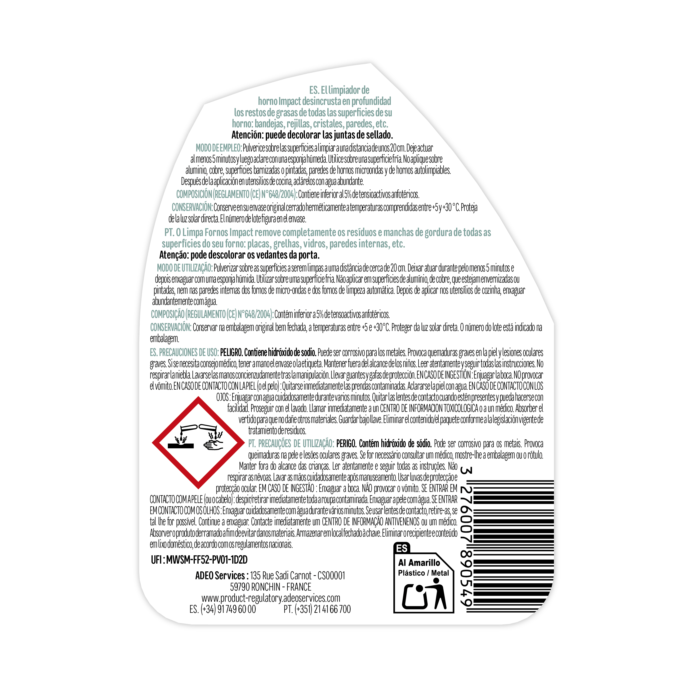 Limpiador de hornos IMPACT 500ml - 4