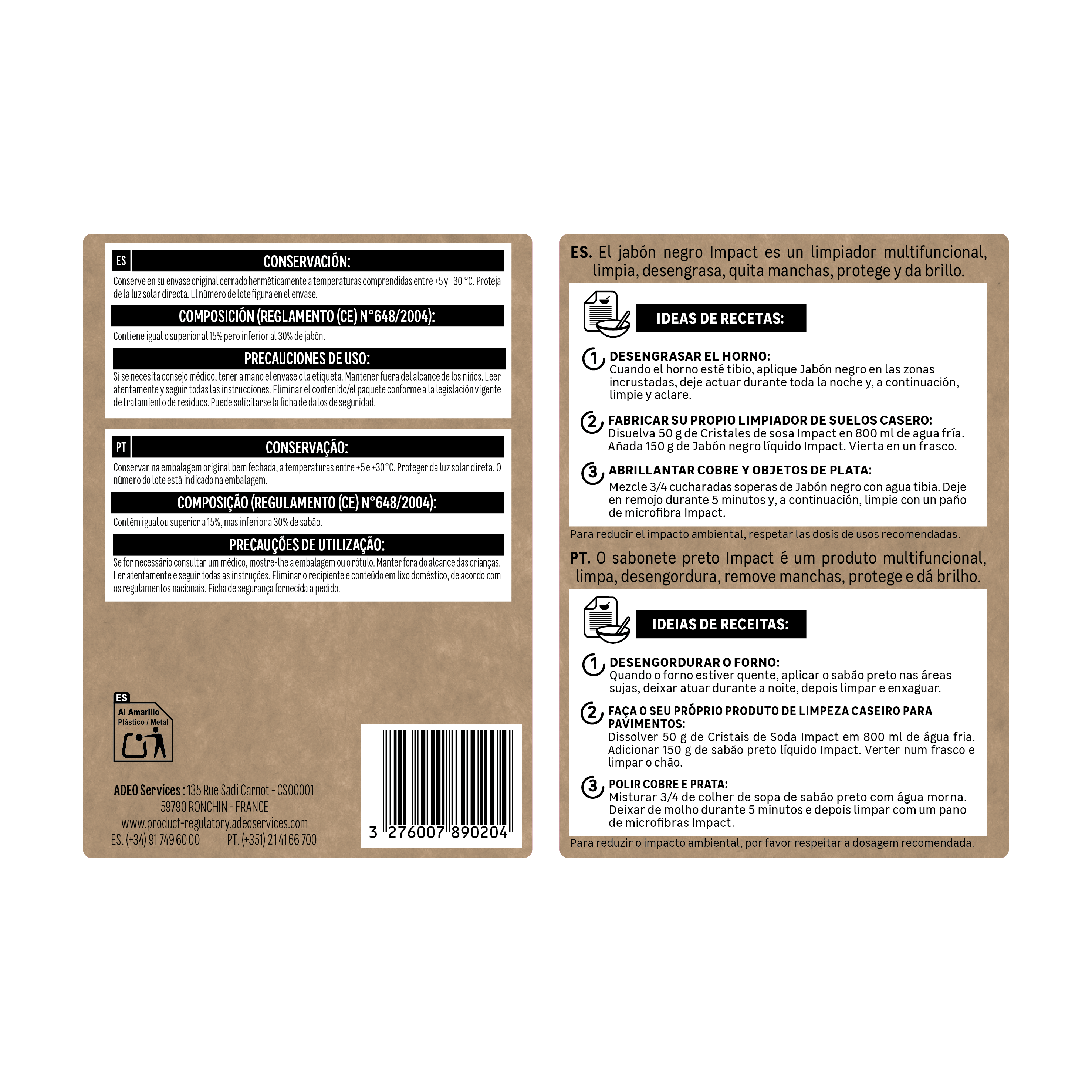 Sabão preto 1 L Impact - 5