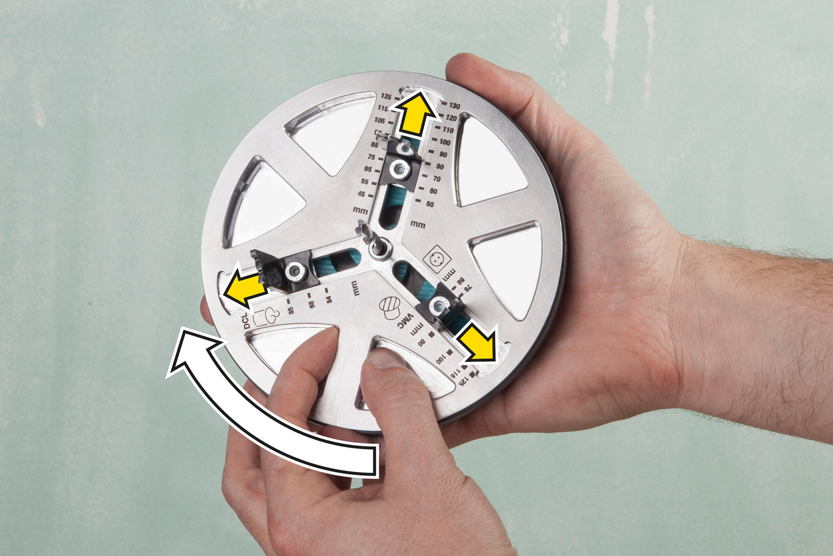 SIERRA CORONA AJUSTABLE Ø45-130MM WOLFCRAFT - 4