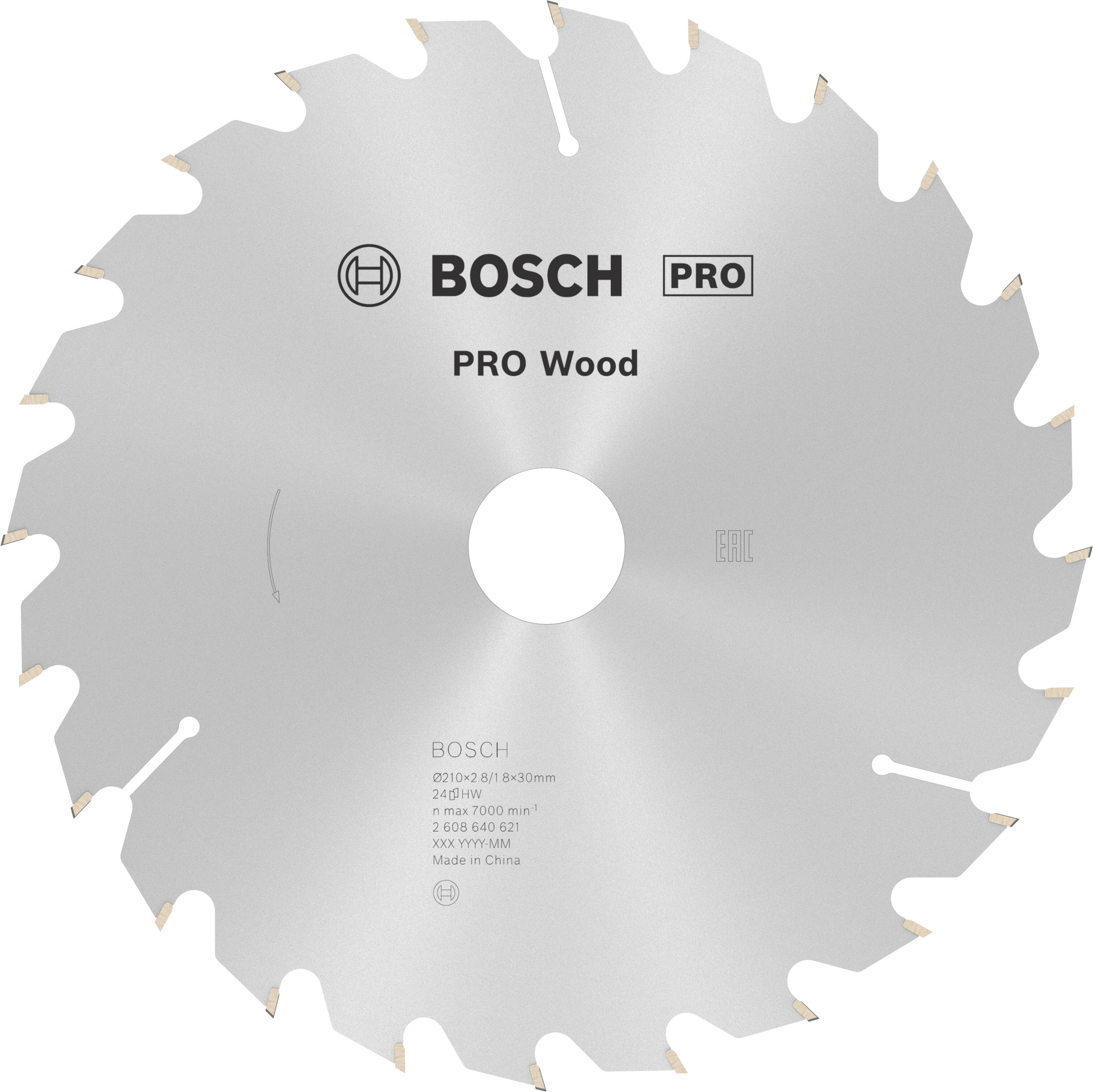 Lame scie circulaire pour le bois Diam.210 mm - 2608640621 BOSCH  - 2