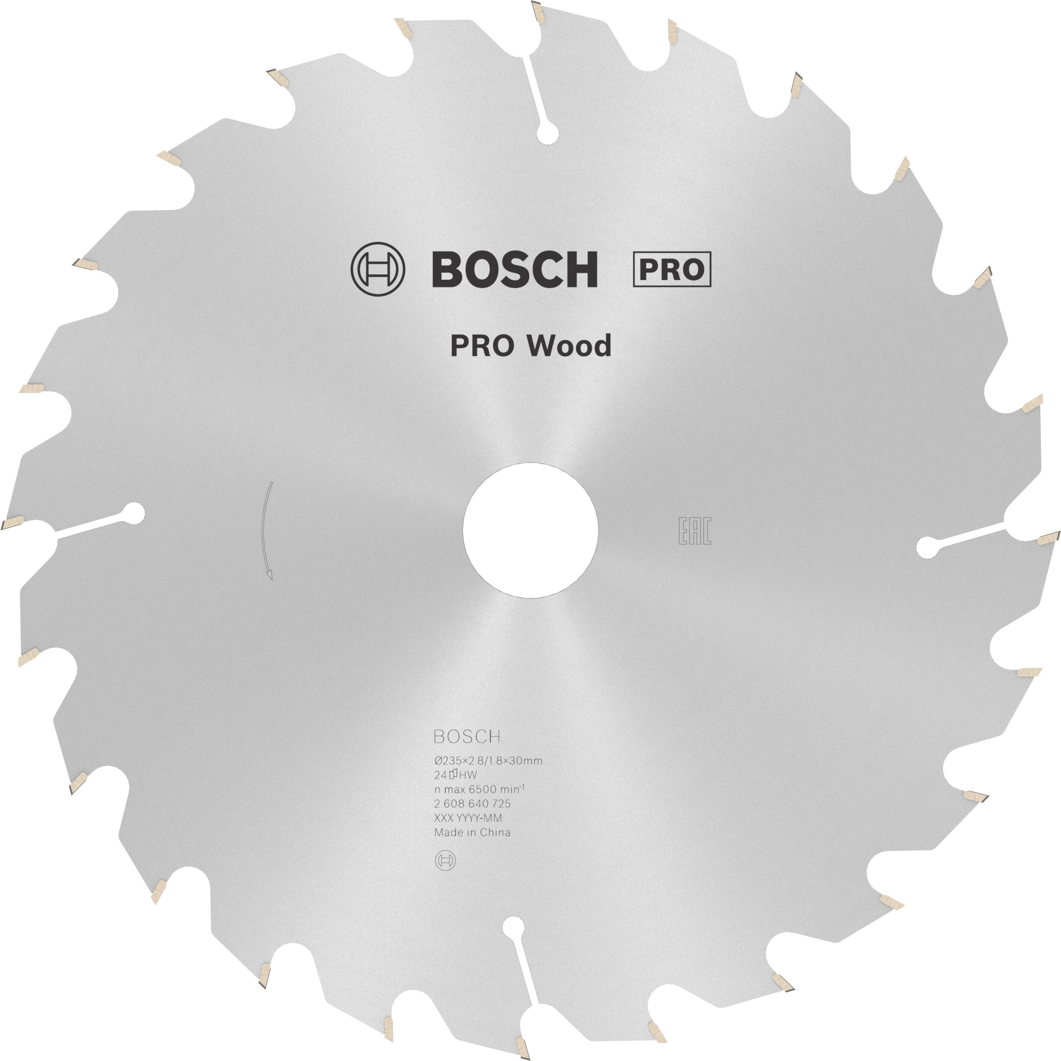 Lame scie circulaire pour le bois Diam.235 mm - 2608640725 BOSCH - 3