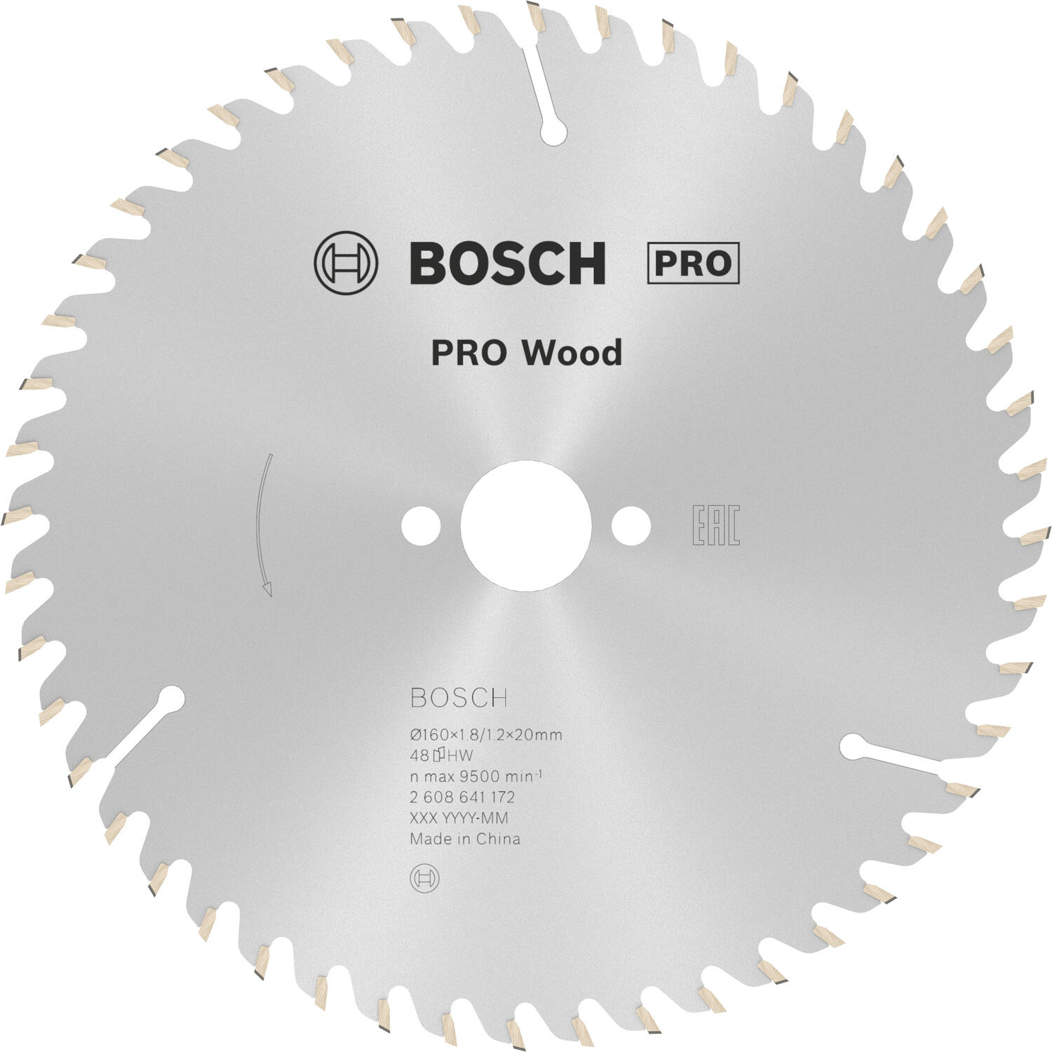 Lame de scie circulaire optiline 160 x 20/16 x 1,8mm - 2608641172 BOSCH - 3
