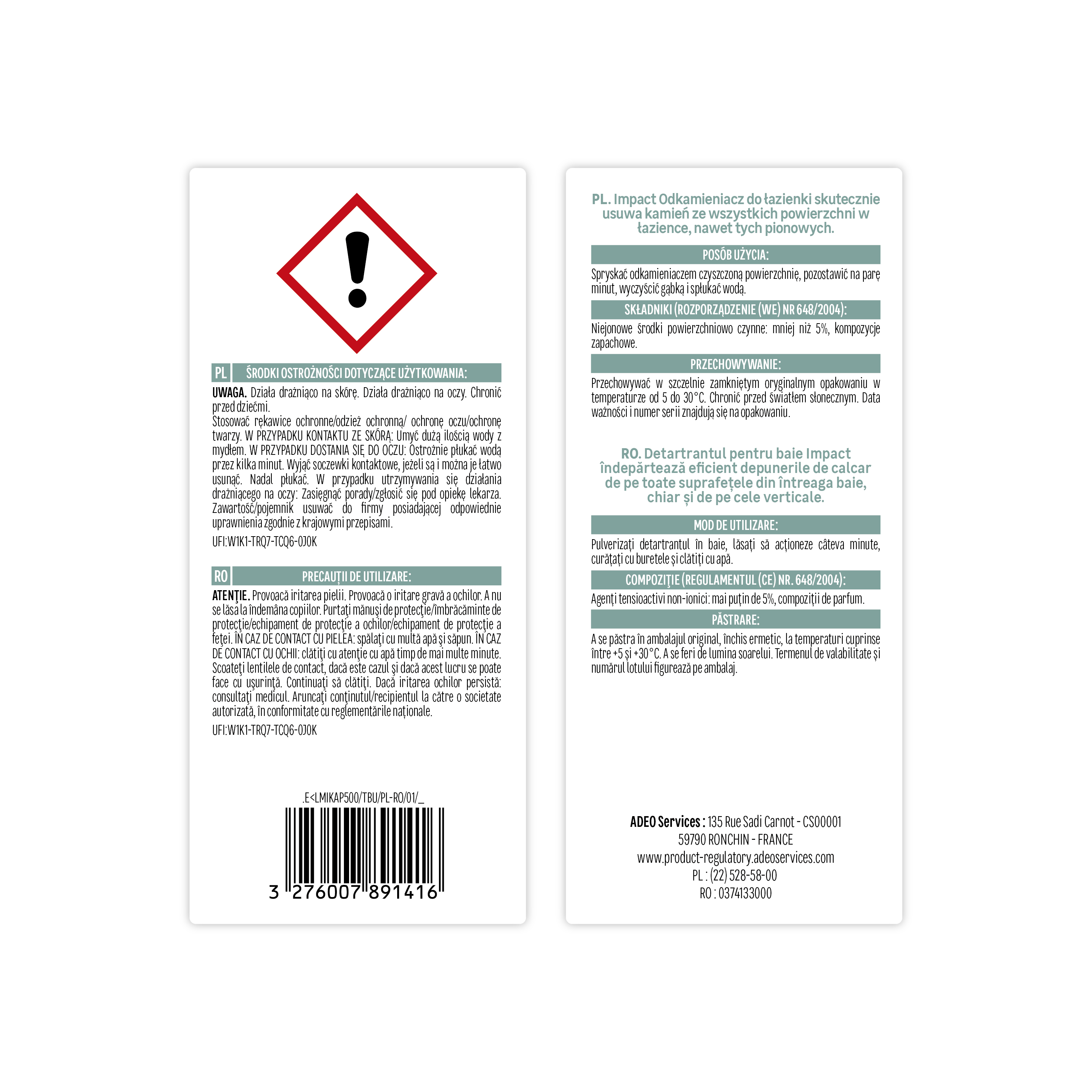 Odkamieniacz do łazienki 500 ml Impact - 5