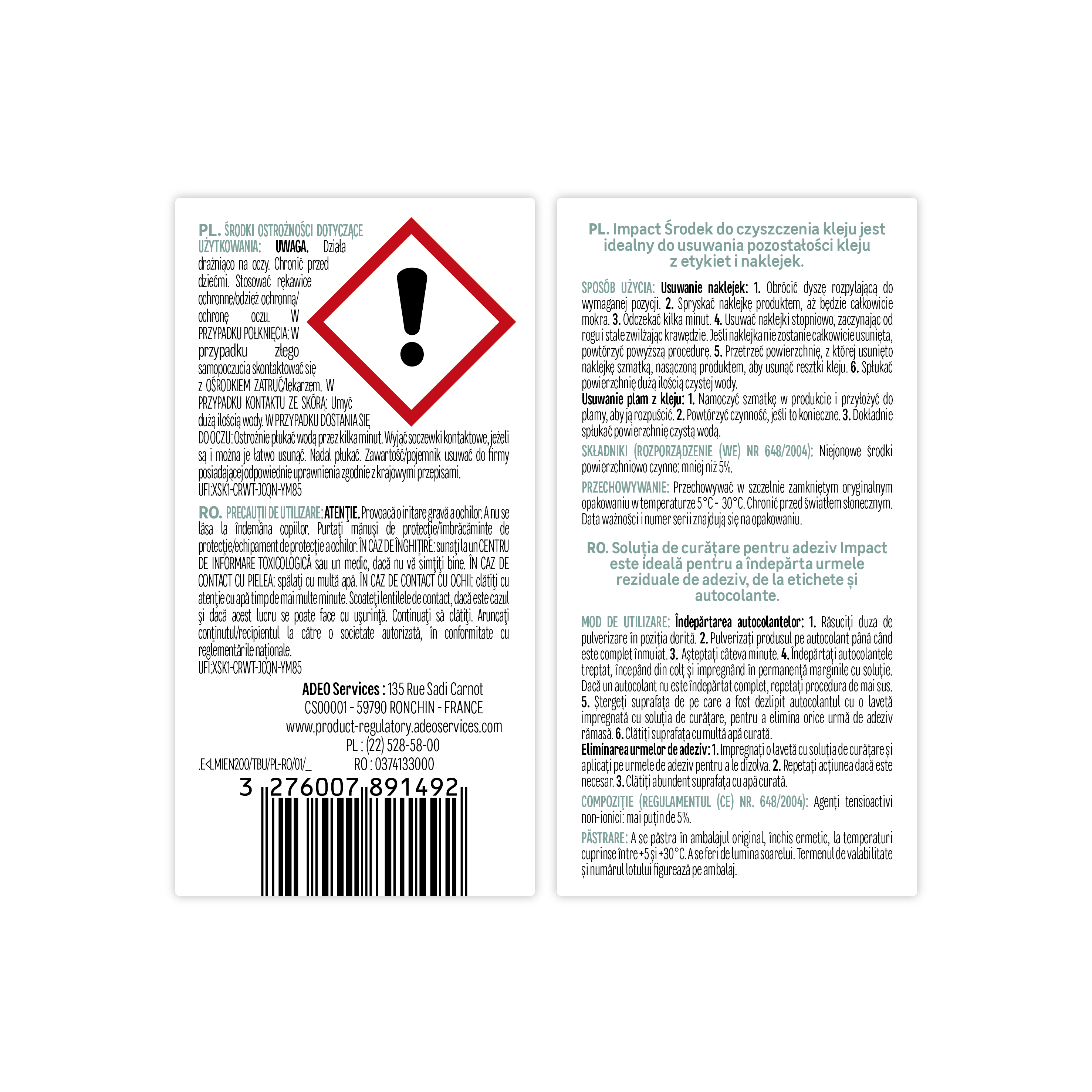 Środek do czyszczenia pozostałości po kleju 200 ml Impact - 5