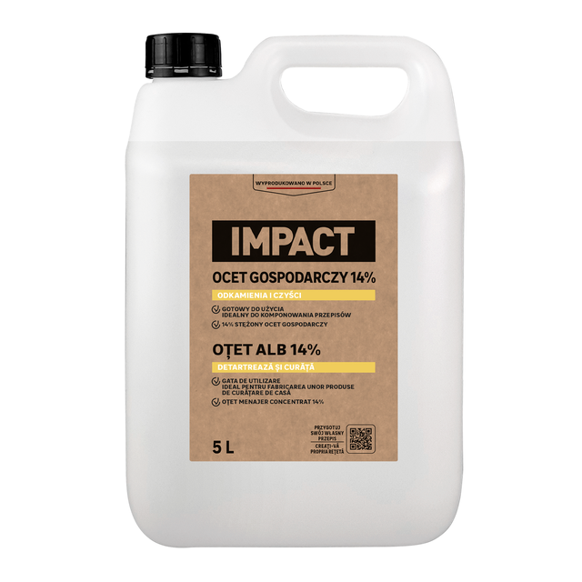 Ocet gospodarczy 14% 5 l Impact
