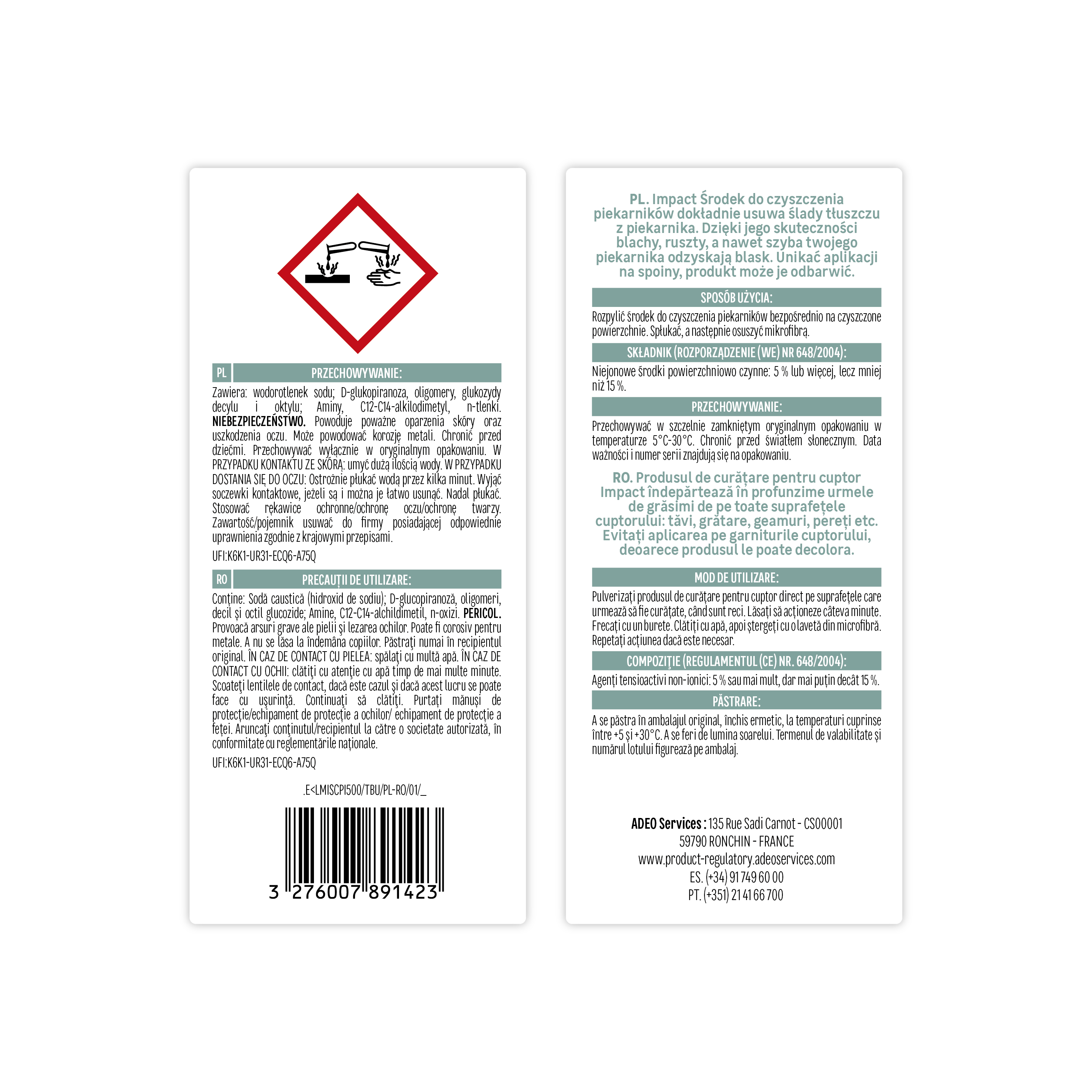 Środek do czyszczenia piekarnika 500 ml Impact - 4
