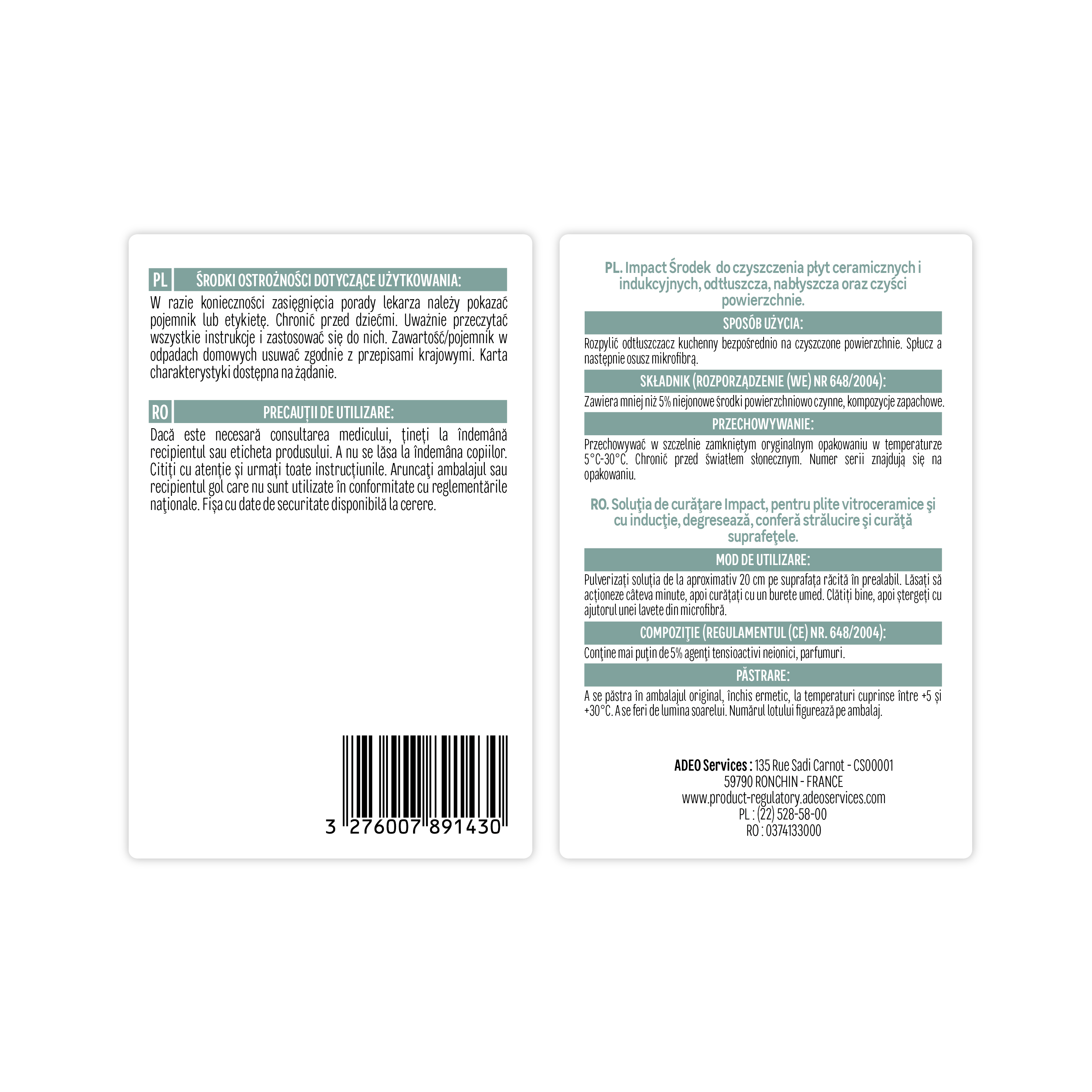 Środek do czyszczenia kuchni indukcyjnej 500 ml Impact - 3