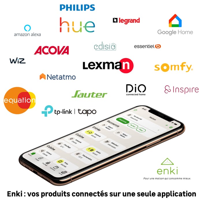 Enki : vos produits connectés sur une seule application