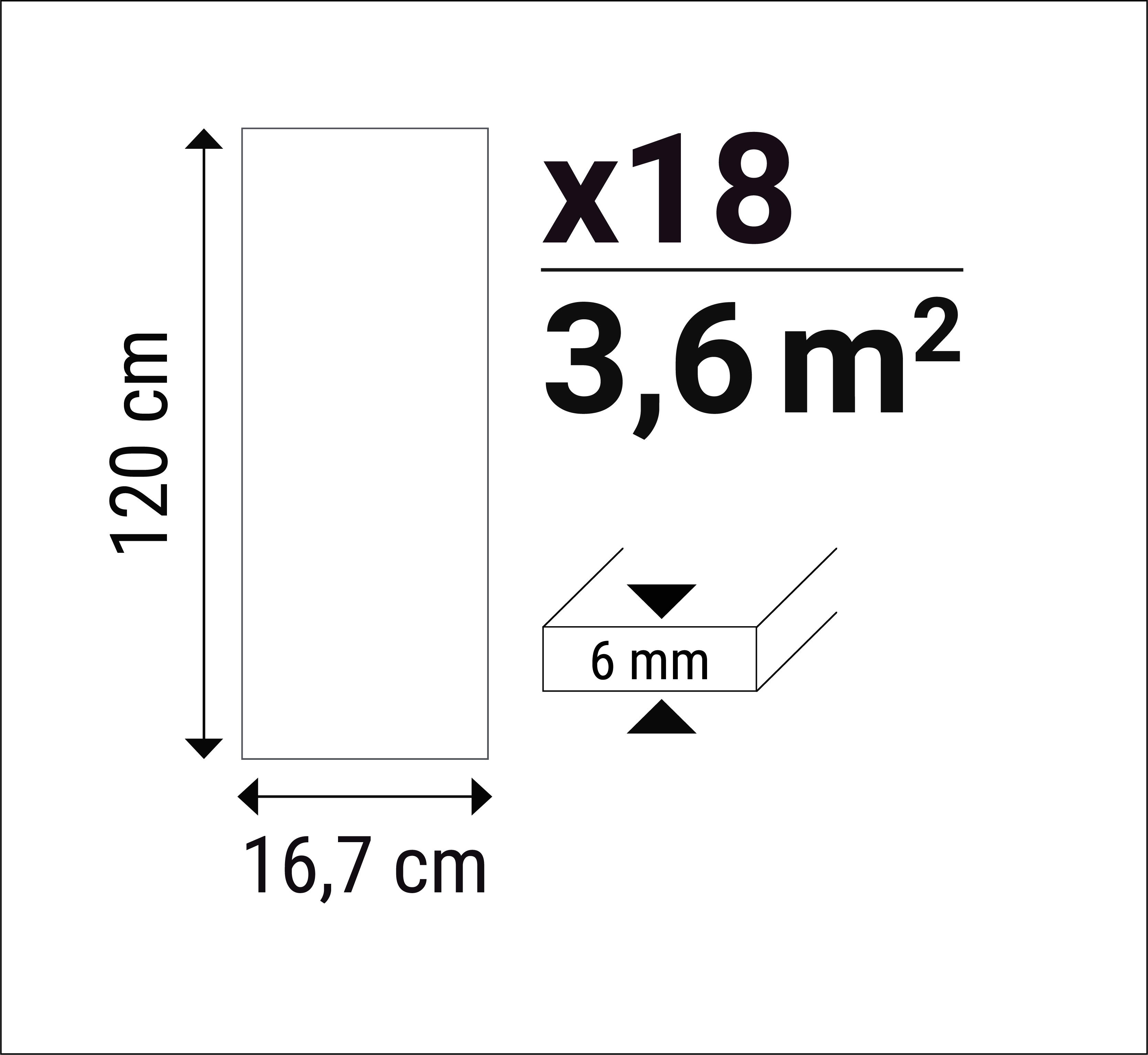 Revestimiento de pared decorativo efecto madera de PVC ARTENS Bali natural color roble gris de 120x16.7cm - 2