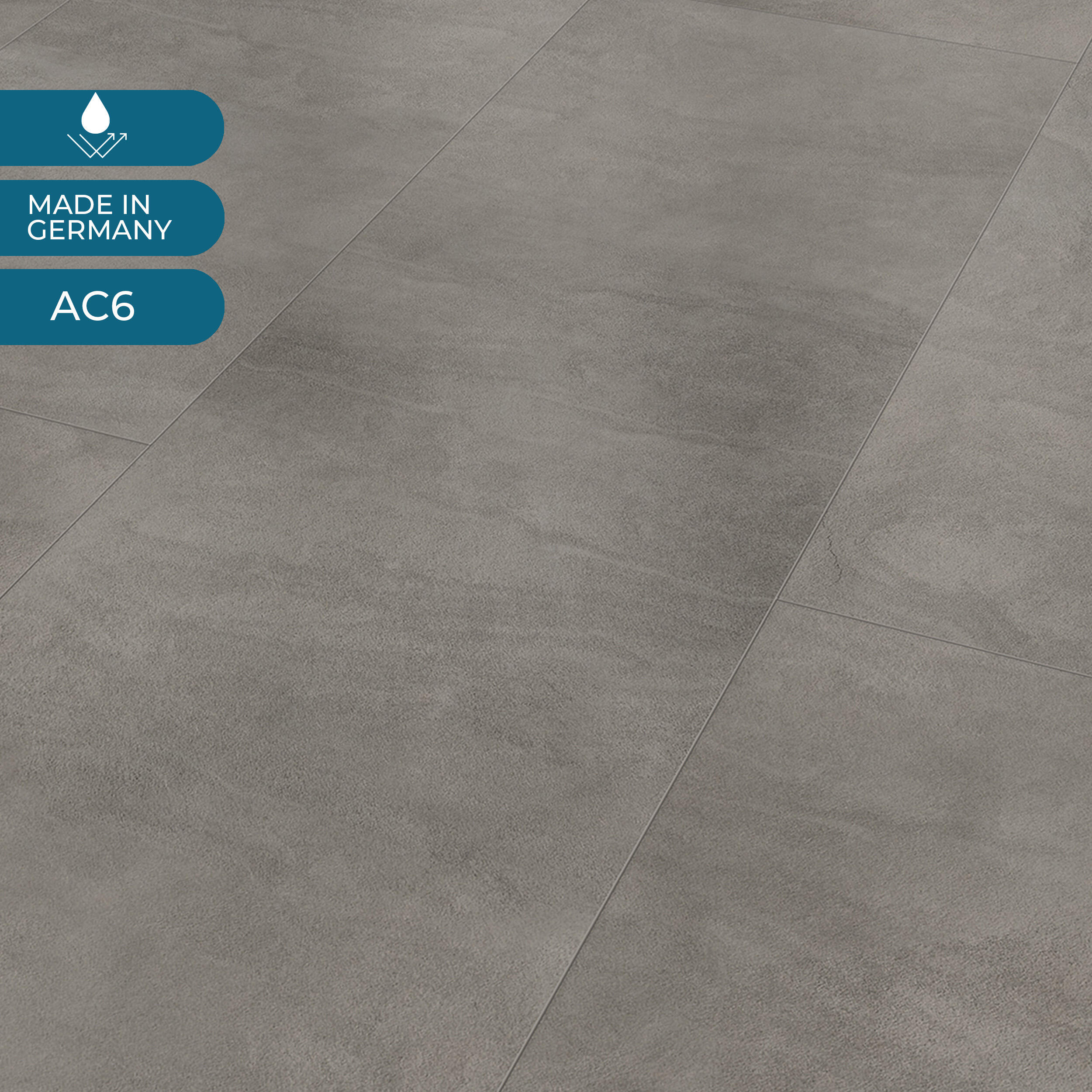 SPC da incollare per pavimento e rivestimento Mid marrone medio Sp 3 mm CERAMIN 3.7 m² - 2