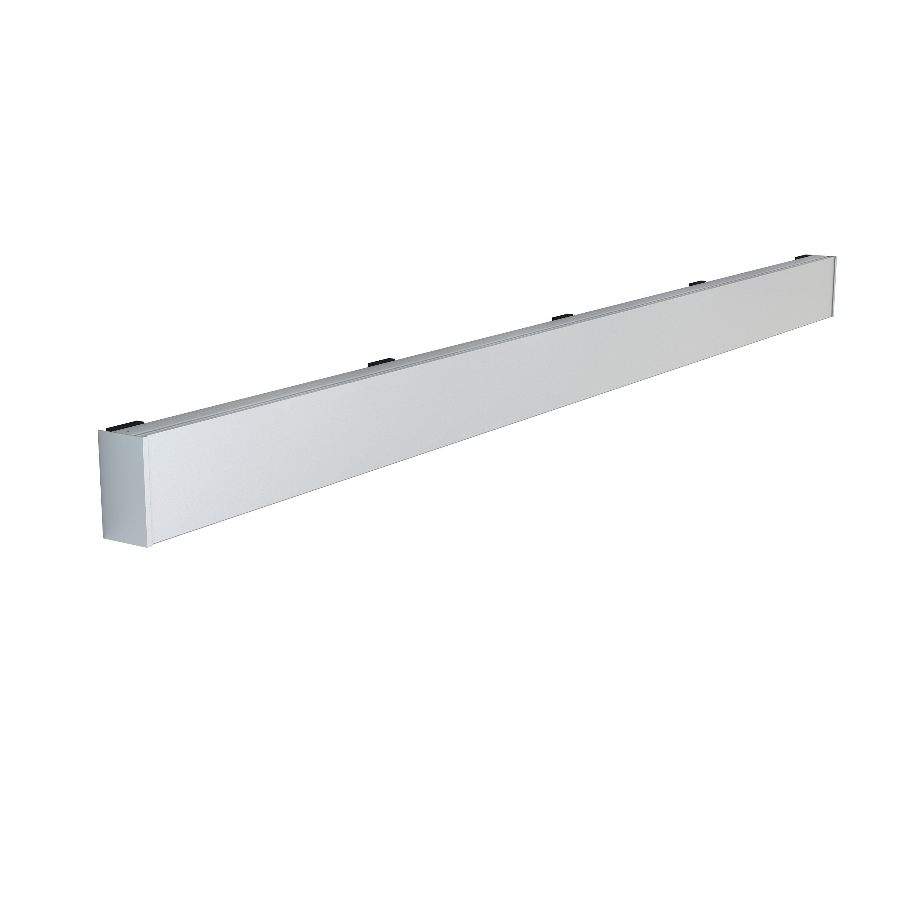 Guía puerta corredera aluminio Mad/Yumbo gris fijación pared tapa 186cm Artens - 3