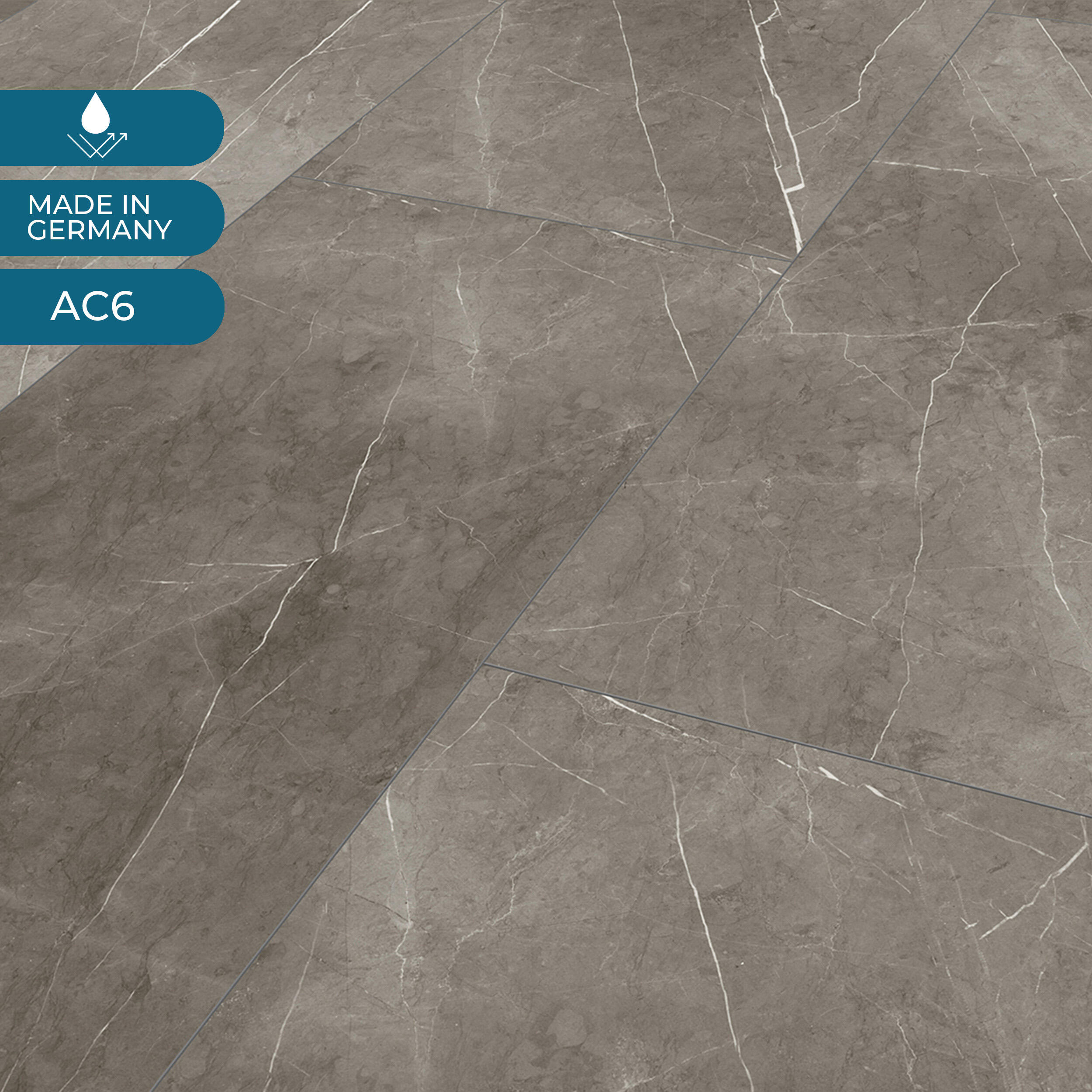 SPC da incollare per pavimento e rivestimento Magalan grigio Sp 3 mm CERAMIN 3.7 m² - 4