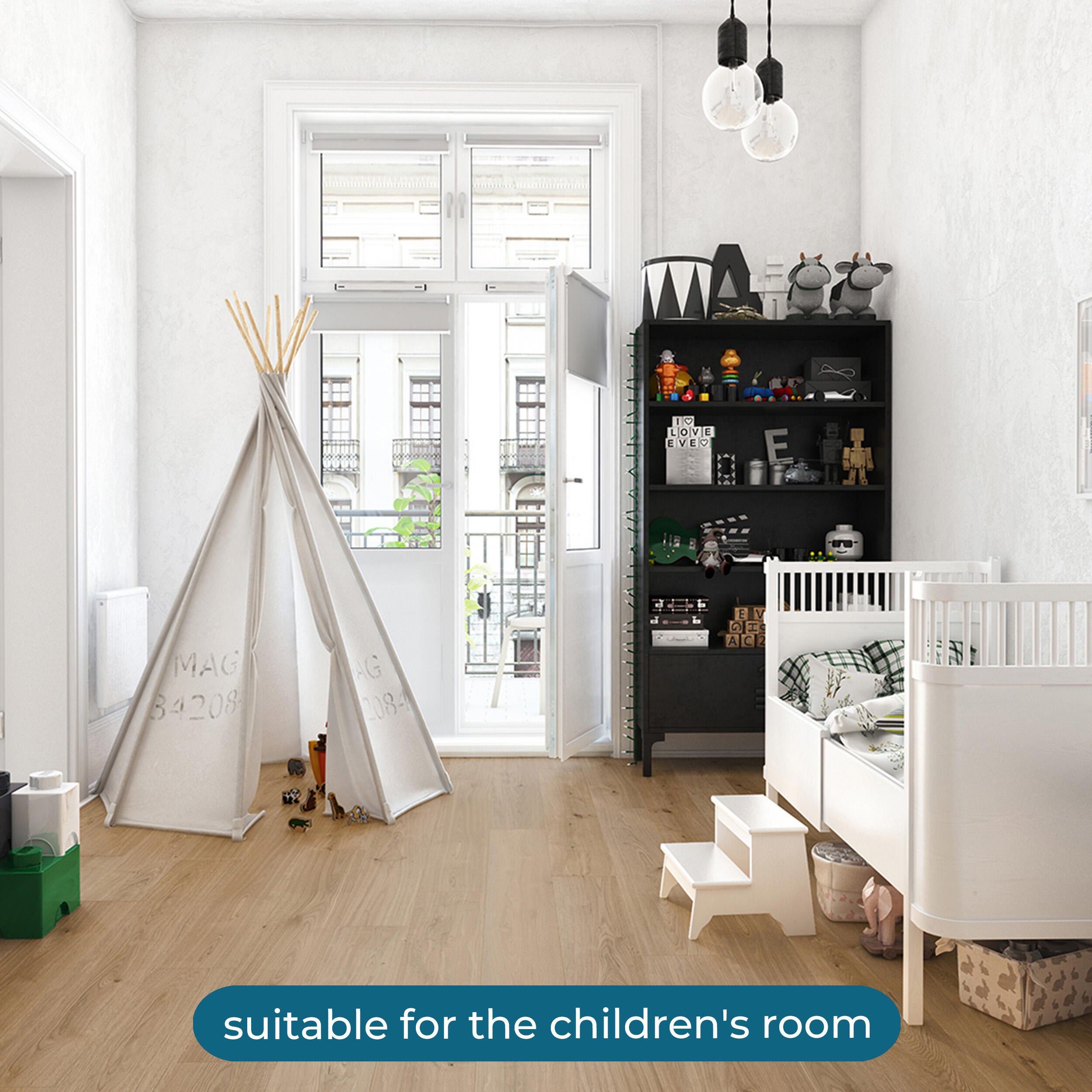 Pavimento SPC effetto legno beige Sp 4.6 mm con sottopavimento integrato ARTENS New Gilmour 2.455 m² - 3